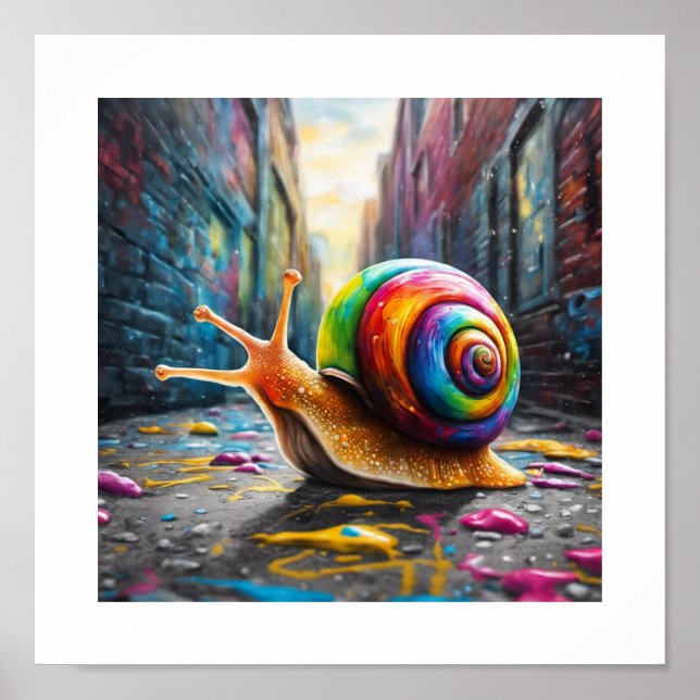 Street Snail Poster (Vorne)