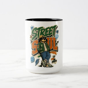 Street Soul Urban Streetwear T-Shirt Zweifarbige Tasse