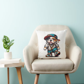 Street Style Bulldog Kissen