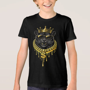Street Style Panther Drip König Tri-Blend Shirt