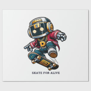 Street Style Skate Serie Geschenkpapier