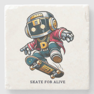 Street Style Skate Serie Steinuntersetzer