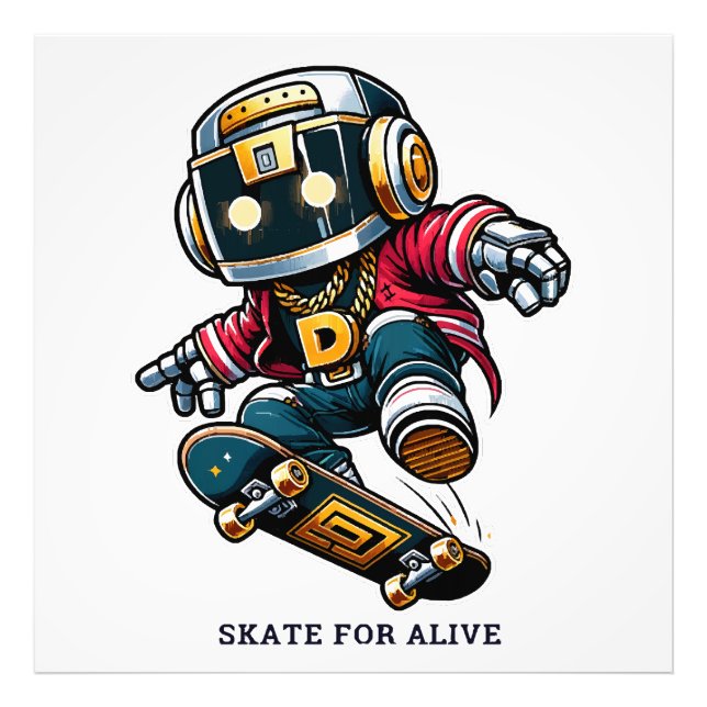 Street Style Skate Series Fotodruck (Vorne)
