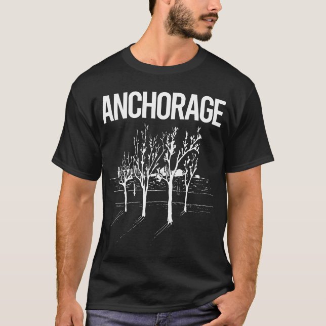 Street Trees Anchorage T-Shirt (Vorderseite)