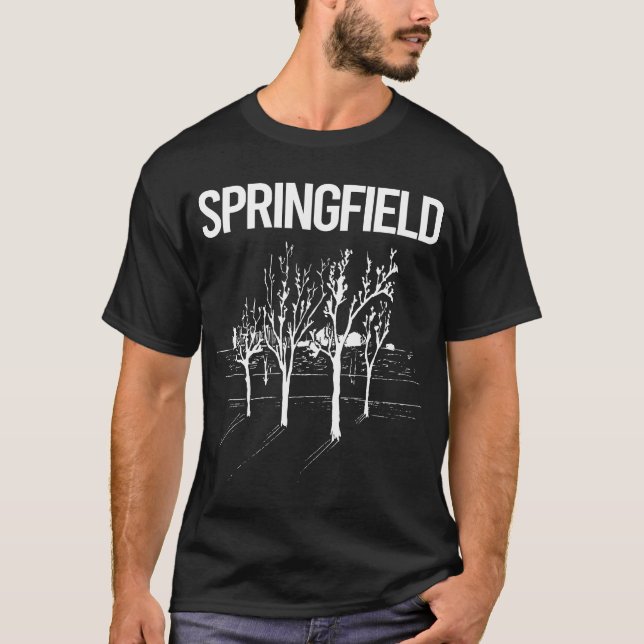 Street Trees Springfield T-Shirt (Vorderseite)