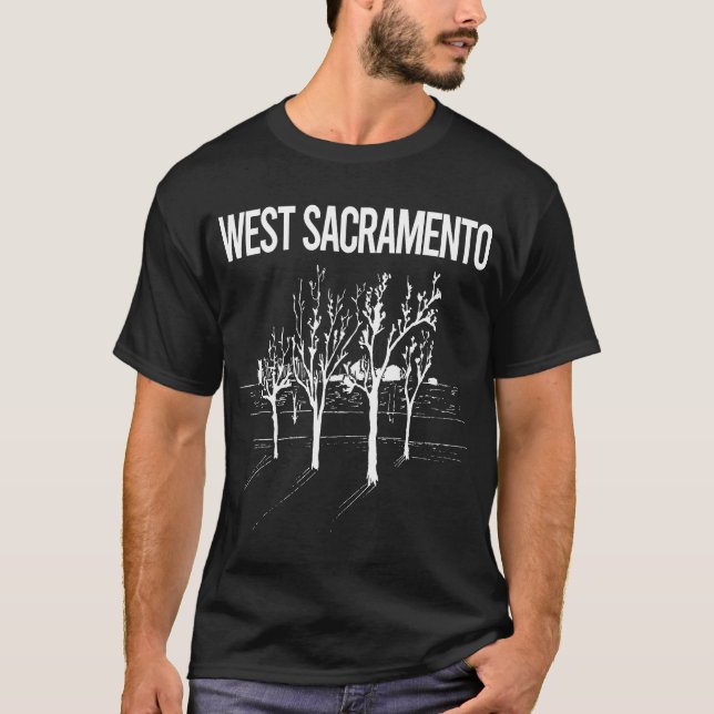 Street Trees West Sacramento T-Shirt (Vorderseite)