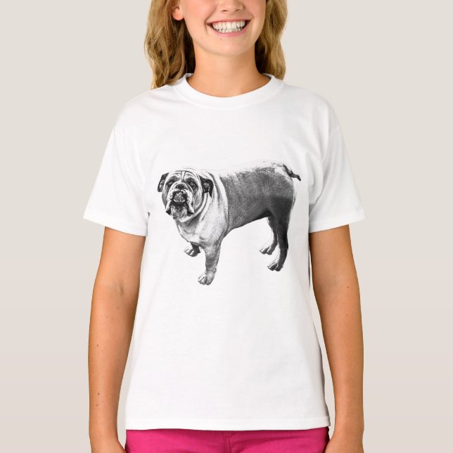 Street Walk, Bulldog Bright T-Shirt (Vorderseite)