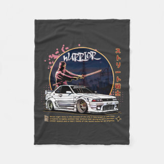 Street Warrior Samurai - Skyline Driver Fleecedecke