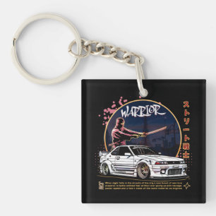 Street Warrior Samurai - Skyline Driver Schlüsselanhänger
