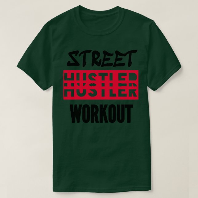 Street Workout Hustler 1 T-Shirt (Design vorne)
