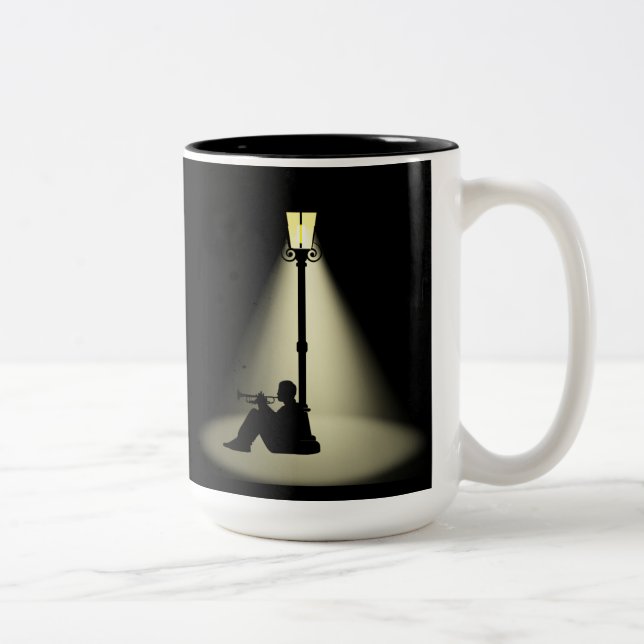 Streetlight Dancer Jazz Music Coffee Tasse (Rechts)