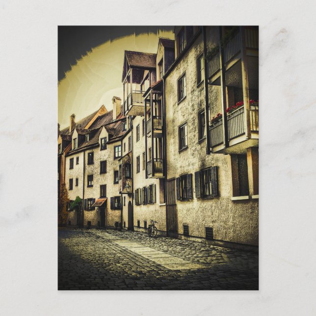 Streetscape Vignette Postkarte (Vorderseite)