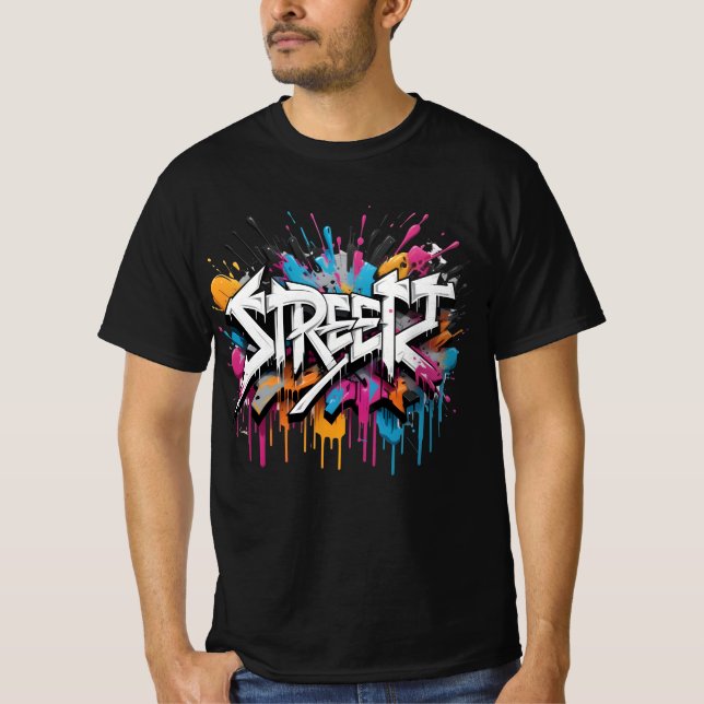 Streett Splashart Graffiti T-Shirt (Vorderseite)