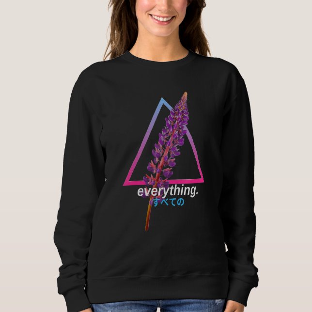 Streetwear Aesthetic Japanese Inspired Everything  Sweatshirt (Vorderseite)