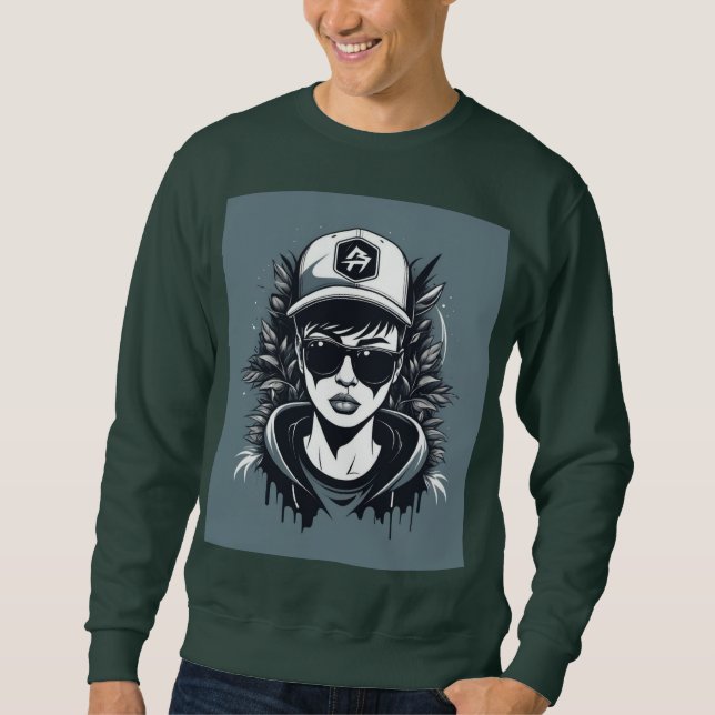 Streetwear Designpult Sweatshirt (Vorderseite)