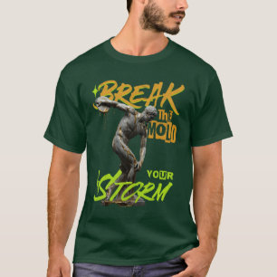 Streetwear-Grafik 'Die Form sprengen' T-Shirt