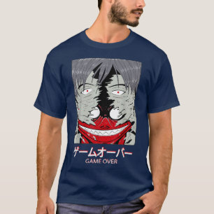 Streetwear Manga Otaku Japan Anime Japanisch Böse T-Shirt
