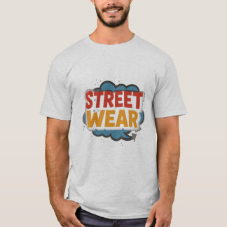 Streetwear Vibes - Bold Urban Graphic Design T-Shirt