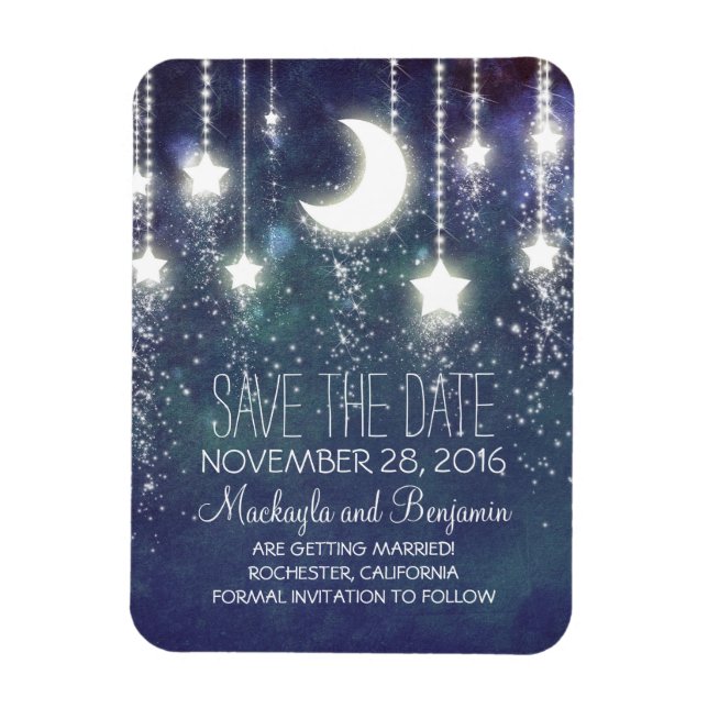 Streichelblicke Save the Date Magnet (Vertikal)