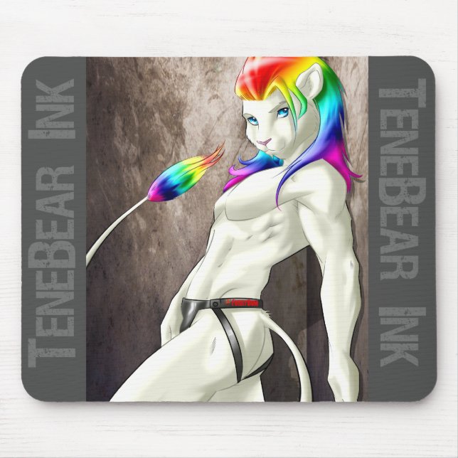 Streichen Sie den Löwe Mousepad (Vorne)