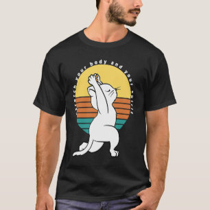 Streichen Sie Ihren Körper und Ihre Spirale Retro T-Shirt