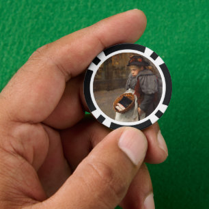 Streichholz Mädchen Arme Straßenjunge Städtische A Pokerchips