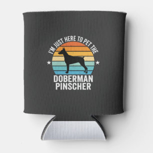 Streichle den Dobermann Pinscher Retro Dosenkühler