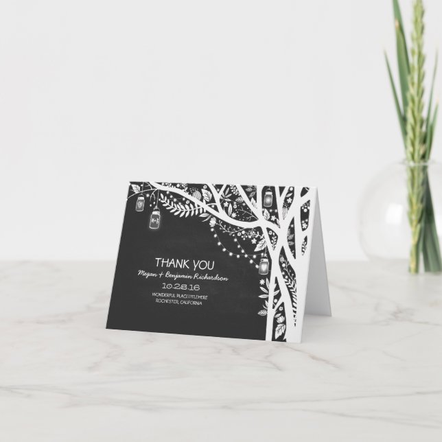 Streichlichter Maurerkirsche Hochzeit danke (Vorderseite)