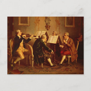 Streichquartett Postkarte