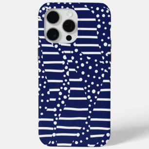 Streifen 2 - Blau und Weiß Case-Mate iPhone Hülle