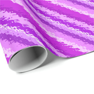 Streifen aus Glas - Amethyst-Farbtöne lila Geschenkpapier