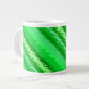 Streifen aus Glas - Smaragdgrün Jumbo-Tasse