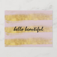 Streifen aus Gold und Rosa