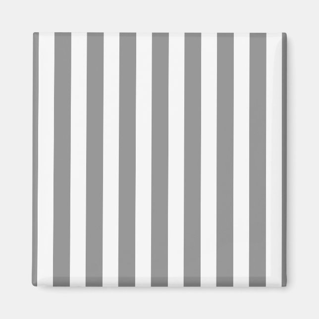 Streifen aus grauem und weißem Süßstoff Magnet (Vorne)