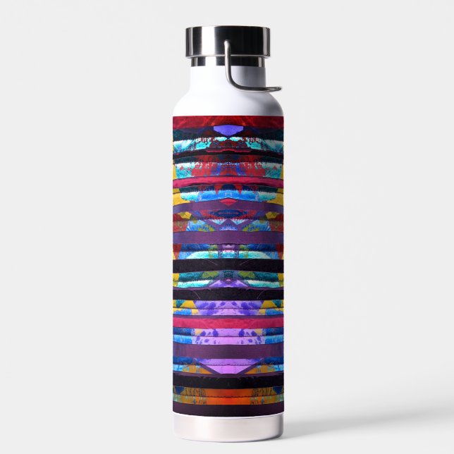 Streifen aus Spinnstoffen Trinkflasche (Links)