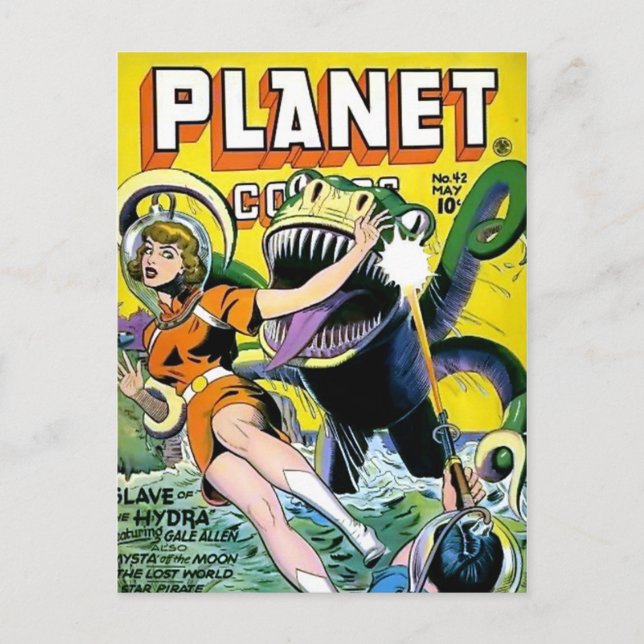 Streifen aus Vintagem Comic - Postkarte (Vorderseite)