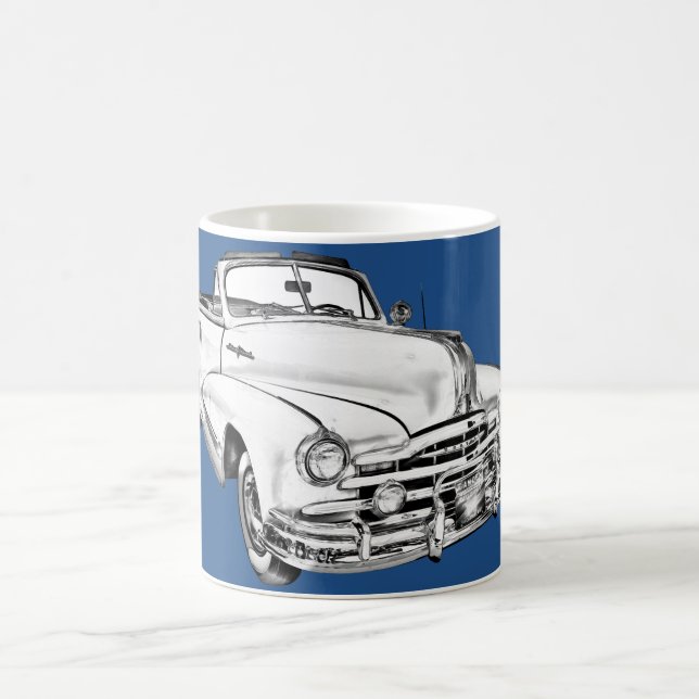 Streifen-Auto-Illustration 1948 Pontiacs silberne Tasse (Mittel)