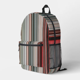 Streifen Bedruckter Rucksack