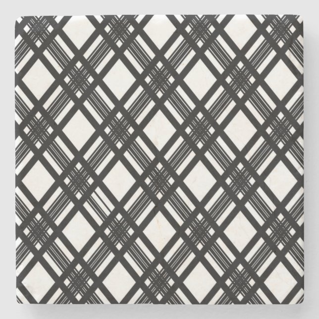 Streifen-Beschaffenheit Steinuntersetzer (Vorderseite)