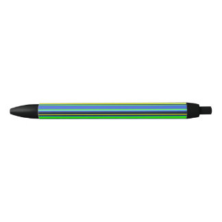 Streifen Blau, Limon und Gelb Pen Kugelschreiber