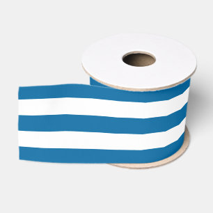 Streifen Blau und Weiß Anpassbar Ripsband