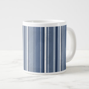 Streifen Blue Jumbo-Tasse