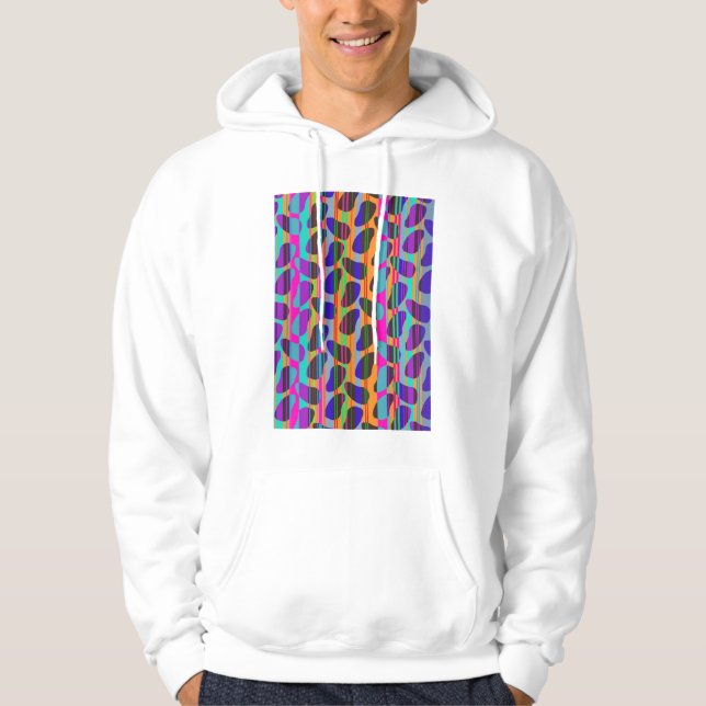 Streifen-Bohnen Hoodie (Vorderseite)