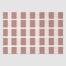 Streifen Braune rosa Streifen Seidenpapier