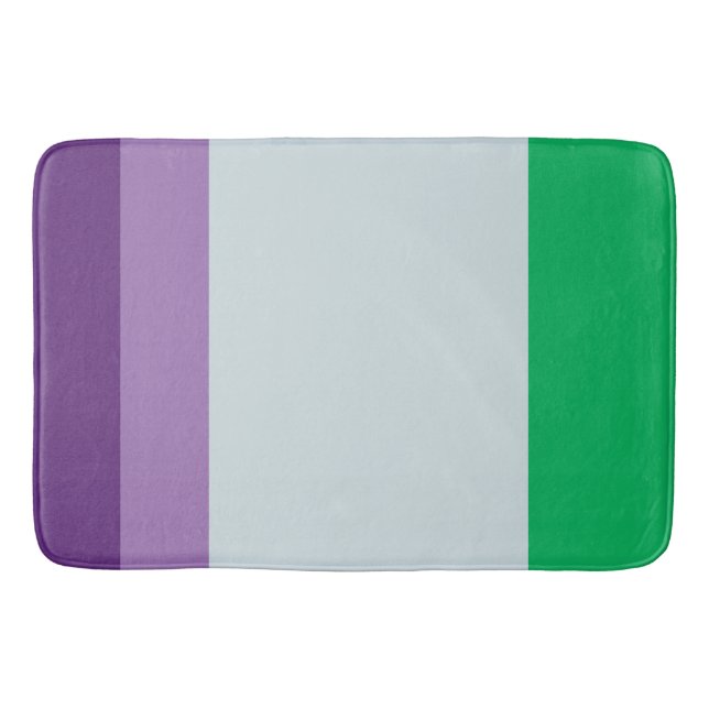 Streifen:Coole Palette Badematte (Vorderseite)