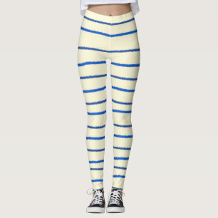 Streifen der modernen Kunst Leggings