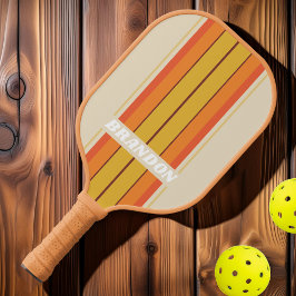 Streifen der Rückseite mit Namen Pickleball Schläger