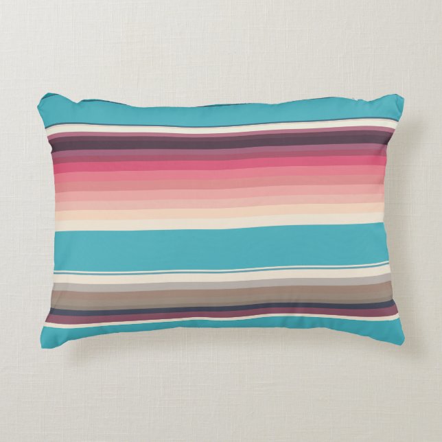 Streifen des Horizonts Dekokissen (Vorderseite)