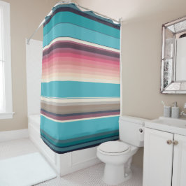 Streifen des Horizonts Duschvorhang