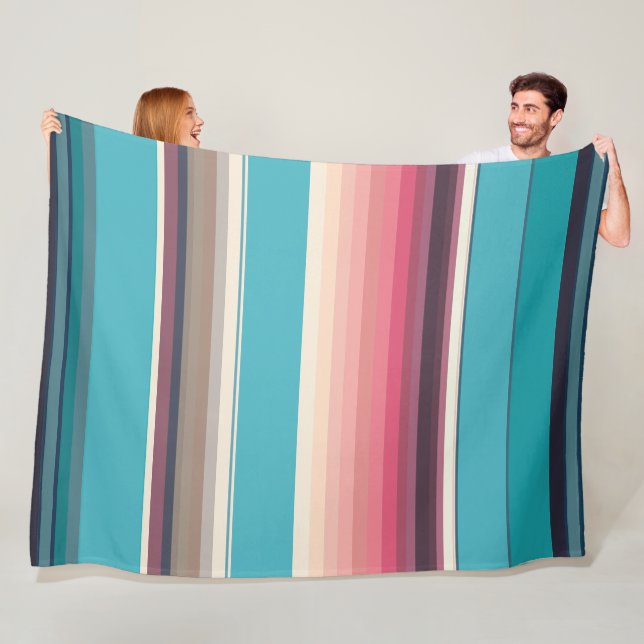 Streifen des Horizonts Fleecedecke (Beispiel)